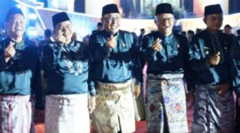 Tampak Walikota Sungai Penuh, Alfin bersama kepala Daerah dalam Provinsi Jambi saat menyambut para kafilah yang berhasil raih prestasi terbaik.