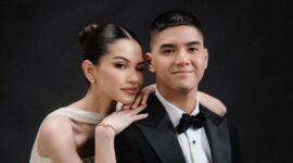 Foto : Pasangan Artis Al Ghazali dan Alyssa Daguise.