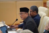 Kepala BKN RI, Zudan Arif Fakrulloh saat hearing bersama Komisi II DPR RI 