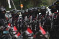 Foto; Anggota Brimob Polri