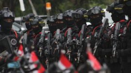 Foto; Anggota Brimob Polri