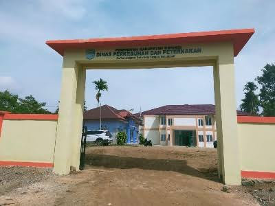 Tampak Kantor DInas Perkebunan dan Peternakan Kerinci