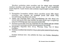Foto : Surat Himbauan, Waspada Penculikan Anak, Disdikbud Merangin Keluarkan Surat Himbauan kepada pihak Sekolah di Merangin.