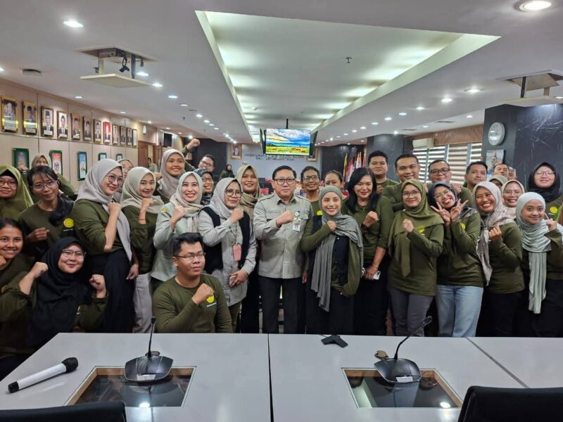 Suasana saat pelatihan  Pengawas Kesehatan Masyarakat Veteriner