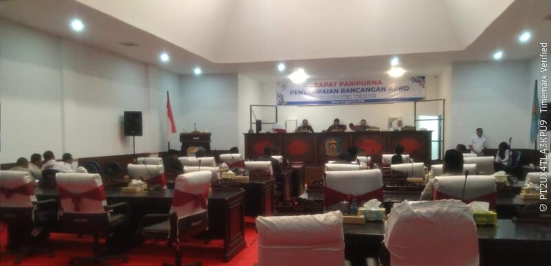 Tampak suasana sidang paripurna DPRD Kerinci, bahas Ran-APBD 2026