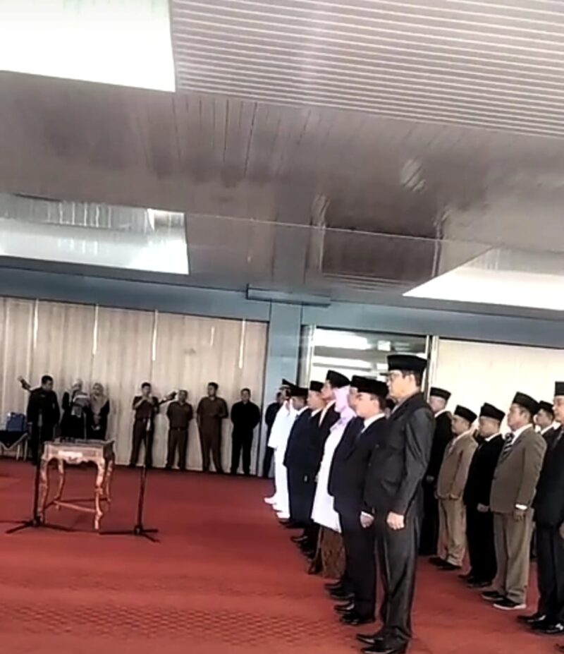 Prosesi pelantikan puluhan pejabat Administrator Kerinci