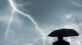 Ilustrasi Hujan Petir 