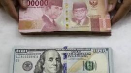 Ilustrasi nilai tukar rupiah ke Dolar AS