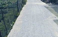 Kondisi Proyek PSU Batang Sangir yang baru saja selesai dikerjakan sudah rusak