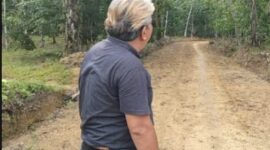 Foto : Jalan Produksi 2 KM di Desa Sumber Agung Masuk APBD Tebo 2025