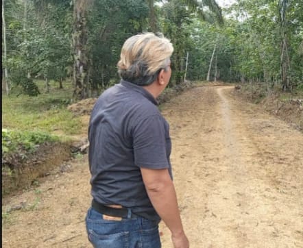 Foto : Jalan Produksi 2 KM di Desa Sumber Agung Masuk APBD Tebo 2025