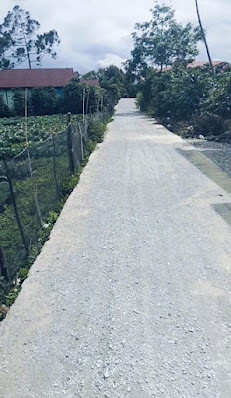 Kondisi Proyek PSU Batang Sangir yang baru saja selesai dikerjakan sudah rusak