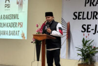 Foto : Ketua DPW PSI Jabar Abang Ijo Hapidin