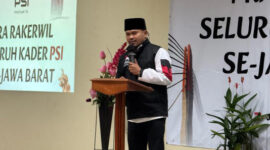 Foto : Ketua DPW PSI Jabar Abang Ijo Hapidin