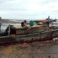 Tampak Perahu milik Nelayan Tanjabtim tidak beroperasi, dikarenakan krisis BBM jenis Solar yang dialami.