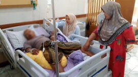 Tampak Oknum ASN tengah menjalani perawatan