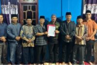 Foto: Prosesi penyerahan tanah hibah untuk ibu kota Daerah Pemekaran Kabupaten kerinci,