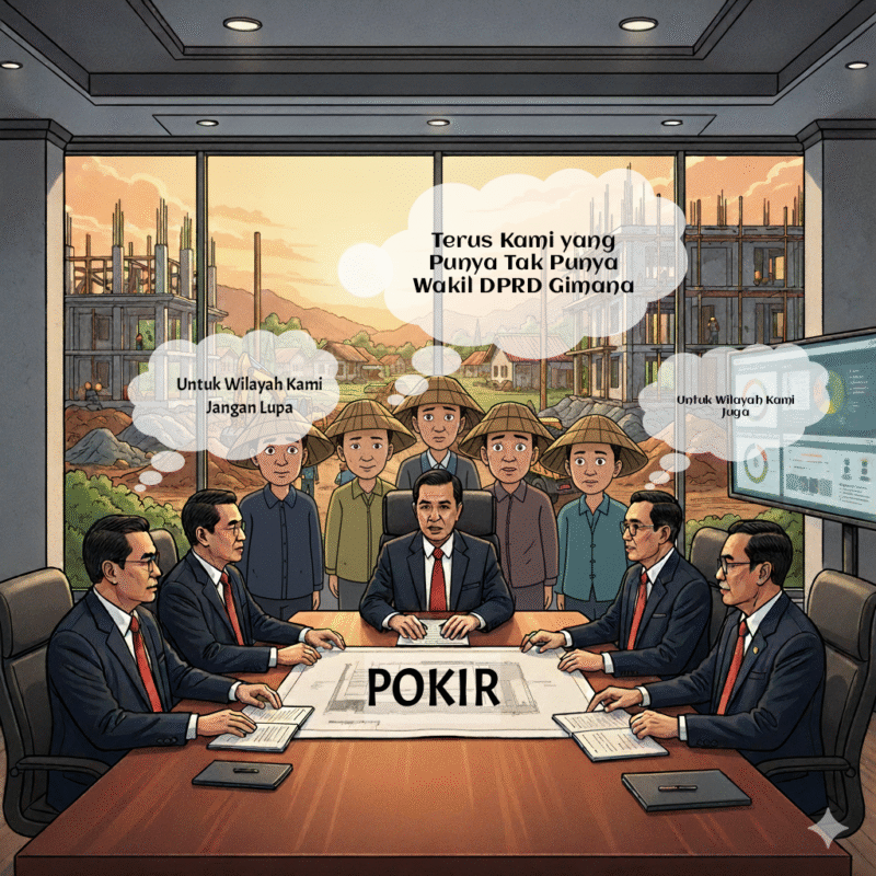 Ilustrasi Sejumlah Oknum Anggota DPRD Kerinci yang membuat resah Pejabat Kerinci, yang diduga rebutan Pokir.