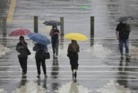 Ilustrasi Prakiraan cuaca di provinsi jambi, sebagian besar hujan ringan