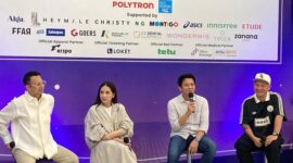 Foto : Raffi Ahmad dan Nagita Slavina, berencana mendatangkan legenda sepakbola italia pada Padel Wars Presented by Simpati