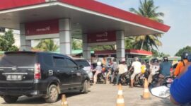 Foto : Salah satu SPBU di Sungai Penuh