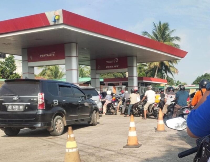 Foto : Salah satu SPBU di Sungai Penuh