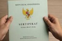 Ilustrasi sertifikat Tanah. Sertifikat Tanah terbitan tahun 1997 wajib diperbaaharui.