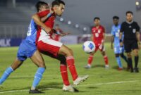 Foto ; Timnas U-23 saat menjalani pertandingan