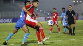 Foto ; Timnas U-23 saat menjalani pertandingan