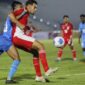 Foto ; Timnas U-23 saat menjalani pertandingan