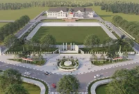 Desain Lapangan Garuda di Kantor Gubernur Jambi