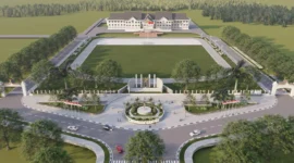 Desain Lapangan Garuda di Kantor Gubernur Jambi