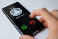 Ilustrasi panggilan dari nomor tak dikenal