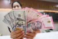 Ilustrasi Nilai Tukar Rupiah mngalami kenaikan hingga 0,10 persen