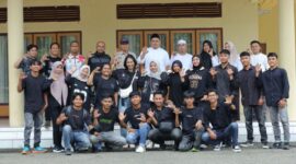 Wabup Bungo saat lepas kontingen Arum Jeram Bungo ikut Kejurprov di Kerinci