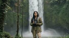 Salah satu hasil dari prompt gemini ai wanita petualang