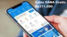Dapatkan Saldo DANA Gratis Rp211.000
