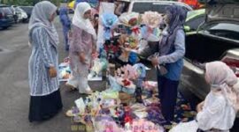 Ilustrasi bisnis Buket Bunga yang menjanjikan