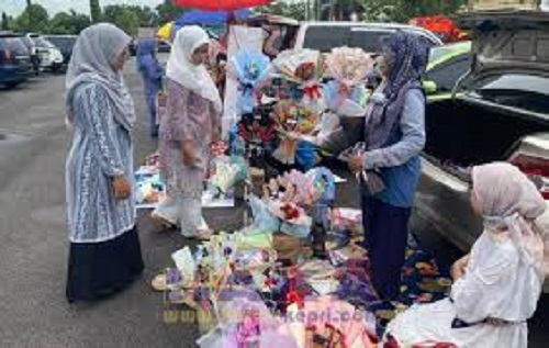 Ilustrasi bisnis Buket Bunga yang menjanjikan