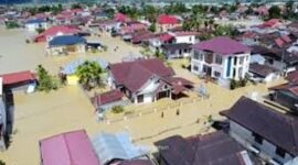 Kondisi Banjir di Kerinci dan Sungai penuh beberapa waktu lalu