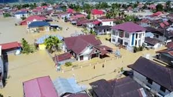 Kondisi Banjir di Kerinci dan Sungai penuh beberapa waktu lalu