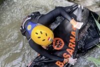 Tim Sar Berhasil mengevakuasi Jezah Bocah asal Kota Jambi, yang terseret Arus Drainase