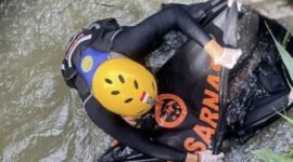 Tim Sar Berhasil mengevakuasi Jezah Bocah asal Kota Jambi, yang terseret Arus Drainase