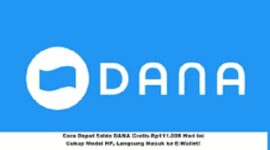 Cara dapat saldo DANA