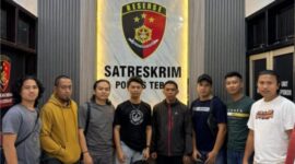 DPO Terduga Pelaku Curanmor Diamankan Satreskirm Polres Tebo.