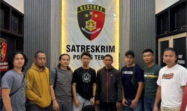 DPO Terduga Pelaku Curanmor Diamankan Satreskirm Polres Tebo.