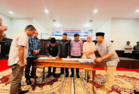 PAripurna DPRD Kerinci Selesai hinggalarut malam 