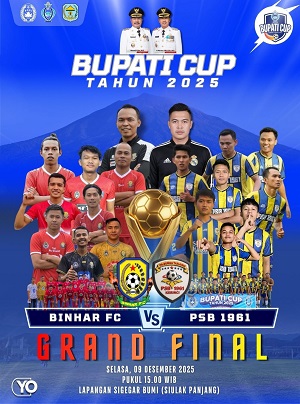 Hari ini Final Bupati Cup digelar, Binhar FC Vs PSB 1961