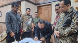 Konflik Pompong di Muaro Jambi Berakhir damai.