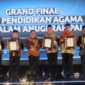 Gubernur Jambi saat menerima penghargaan empat besar di Anugerah tanda Cinta PAI Award